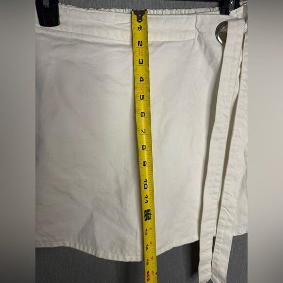 Nautical 2 Piece Lone Star White Denim Top & Skort with side Tie - Picture 11 of 14